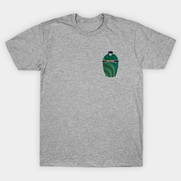 Big Green Egg Green American Flag Overlay Big Green Egg T